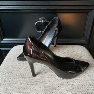 Chocolate Brown Patent Leather Pump